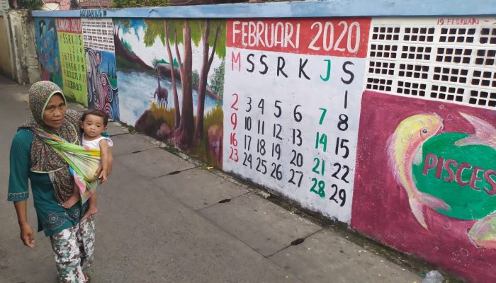 Keren! Almanak dan Zodiak Hiasi Pancoran Mas