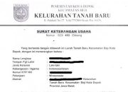 Pemkot Depok Hapus Surat Keterangan Usaha Tahun Ini Lho