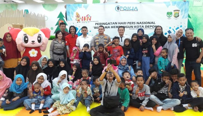 Hari Pers Nasional, Pokja Wartawan Depok Berbagi