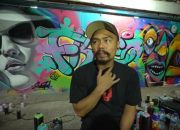 Lagi Enak-enak Bikin Mural di Margonda, Wendy Cagur Didatangi Tim Jaguar