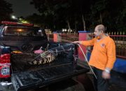 Warga Depok Tangkap Buaya di Kali Pesanggrahan