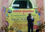 Imam Musanto Santuni Anak Yatim di Gebyar Muharrom Pancoran Mas