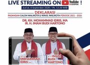 Deklarasi Idris-Imam Ikuti Protokol Kesehatan, PKS: Kami Siapkan Livestreaming di Medsos