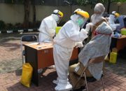 Puluhan ASN Kecamatan Cilodong Jalani Swab PCR, Mudah-mudahan Semua Negatif