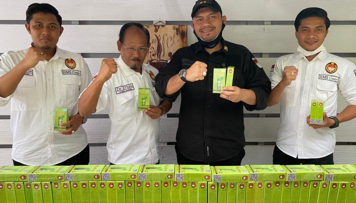 Covid-19 Belum Melandai, HMS Center dan Jamu Kenkona Gelar Baksos di Tasikmalaya