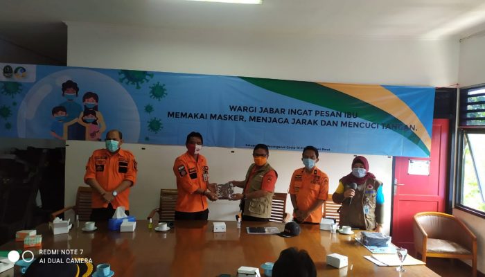 BPBD Provinsi Jabar Bantu 3 Ribu Masker ke Pemkot Depok