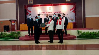 KPU Depok Tetapkan Idris-Imam Sebagai Wali Kota dan Wakil Wali Kota