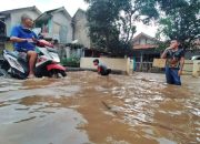 Kota Depok Kembali Dilanda Banjir, Pasca Diguyur Hujan Tengah Malam
