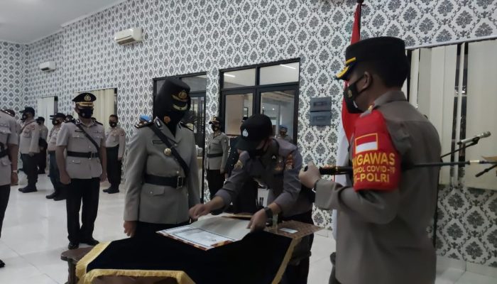 Polrestro Depok Melakukan Rotasi Sejumlah Perwira