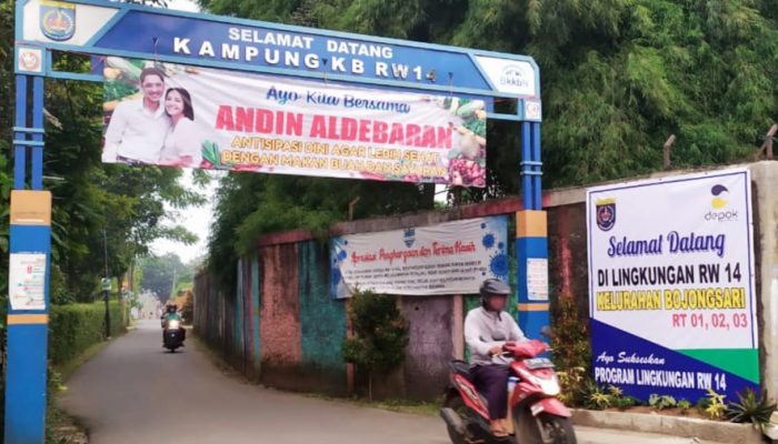 Mas Aldebaran dan Andin “Ikatan Cinta” Ada di Bojongsari Depok
