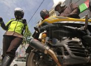 Knalpot Motor Bising Dirazia di Jalan Margonda