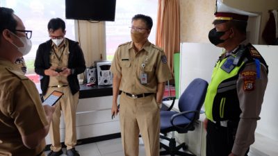 Bantu Kinerja Satlantas Polrestro Depok, Diskominfo Pasang Wifi di Pospol Simpang Juanda