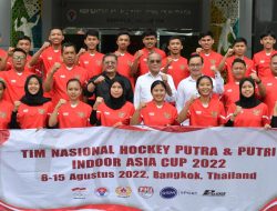 Kemenpora Lepas Tim Nasional Hockey Indonesia Ikut Kejuaraan Hockey Indoor Asia Cup 2022 di Thailand