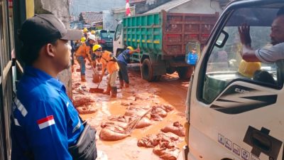 Alhamdulillah, Jalan Raya PLN Gandul Sudah Normal Kembali