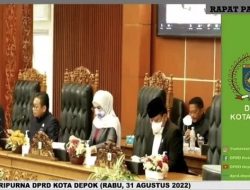 Hadiri Sidang Paripurna, Wakil Wali Kota Depok Sampaikan Terima Kasih atas Komitmen DPRD
