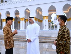 Presiden Jokowi Terima Kedatangan Putra MBZ