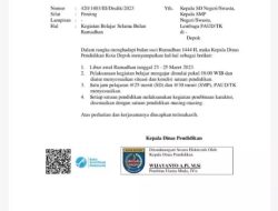 Berikut Kebijakan Pemkot Depok Terkait KBM Selama Ramadan