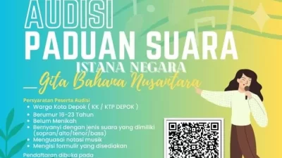 Buruan Daftar! Disporyata Buka Audisi Paduan Suara Istana Negara