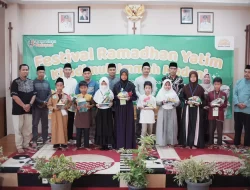 Yayasan Khadimul Ummah Madani Berikan Santunan untuk Anak Yatim
