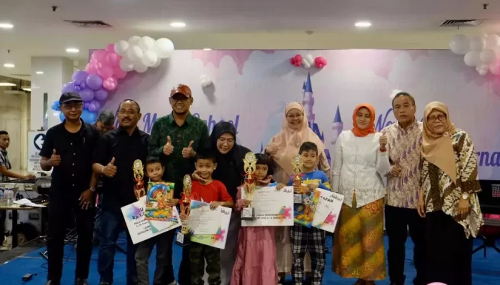 Gelar Lomba Mewarnai, Wakil Wali Kota Apresiasi Dedikasi Naza Art