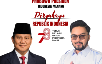 M. Sutan H.S.,S.H. Calon Anggota DPRD Kota Depok Partai Gerindra Menyampaikan Ucapan Dirgahayu Republik Indonesia