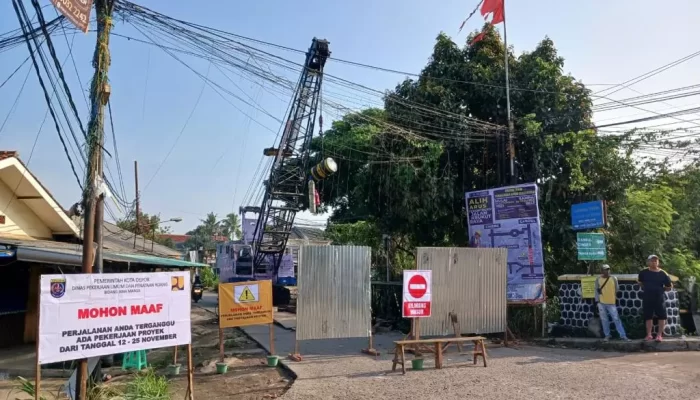 Rampung Pertengahan Desember, Jalan Krukut Raya Direkonstruksi