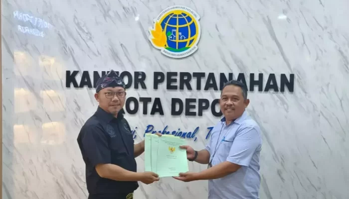 Capai 84 Persen Target PTSL Kota Depok 2023 