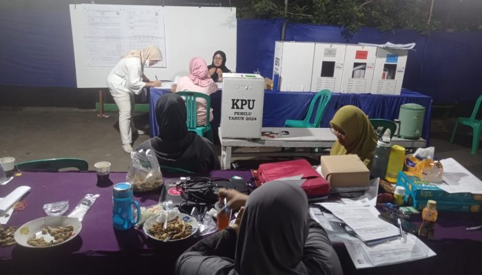 C1-Plano Tak Ada, TPS 35 Kelurahan Depok Belum Hitung Suara Akhir DPR RI