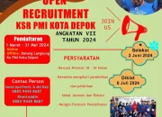 PMI Depok Buka Rekrutmen KSR, Ini Syaratnya