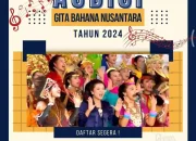 Disporyata Depok Buka Audisi Gita Bahana Nusantara 2024