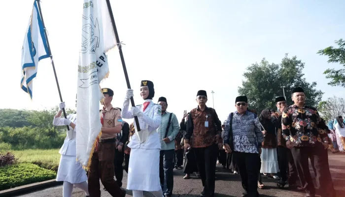 Kontingen Depok Pamerkan Batik Gong Si Bolong dalam Pawai MTQ ke-38 Jabar
