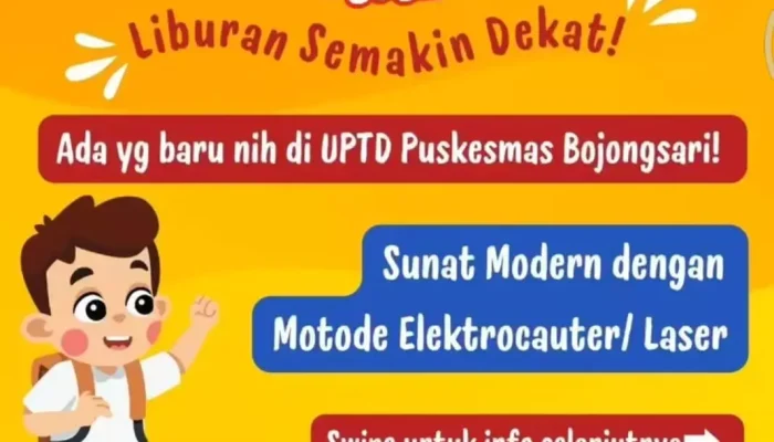 Segini Harga Sunat Metode Laser di Puskesmas Bojongsari