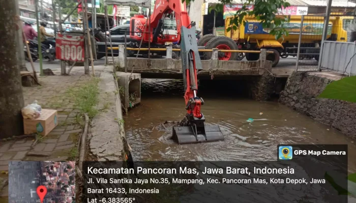 Normalisasi KCB, DPUPR Depok Terjunkan Satgas