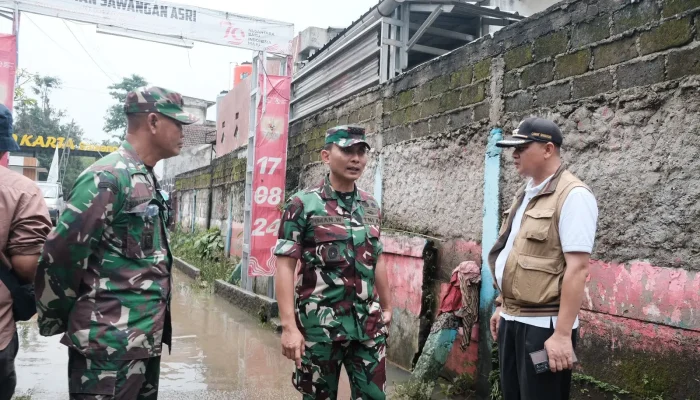 Atasi Persoalan Banjir, Dandim Depok Tegaskan Perlunya Penanganan Sampah dari Hulu