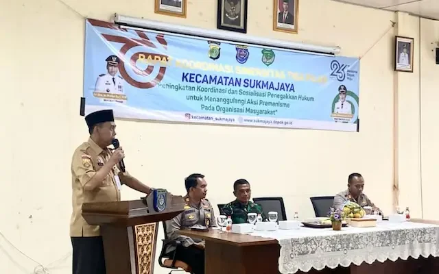 Cegah Premanisme, Kecamatan Sukmajaya Perkuat Sinergi