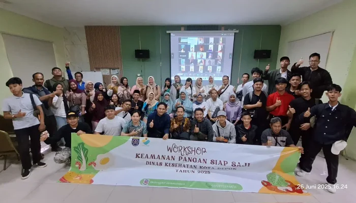 Dinkes Depok Gelar Pelatihan Keamanan Pangan Bagi Penjamah Pangan Program MBG