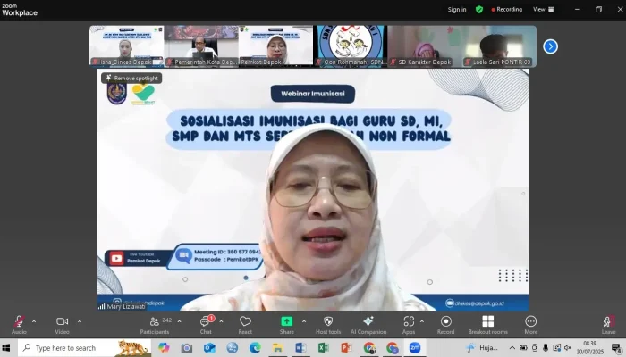 Sambut BIAS 2025, Dinkes Depok Gelar Sosialisasi Imunisasi Bagi Guru Sekolah