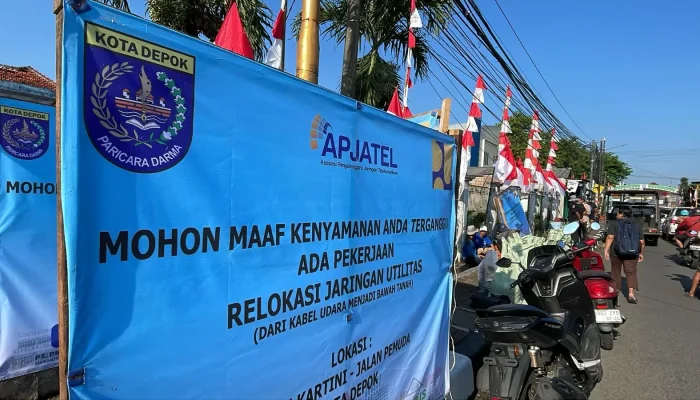 PT Pragata dan Apjatel Relokasi Kabel Udara di Jalan Kartini–Pemuda