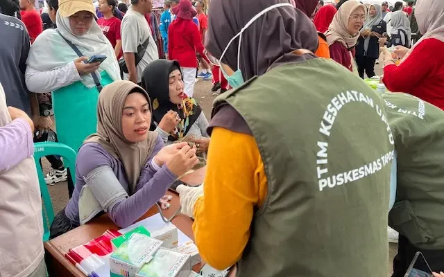 Ratusan Warga Antusias Ikuti Cek Kesehatan Gratis saat DCFD