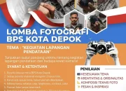 Tingkatkan Semangat Mitra, BPS Depok Gelar Lomba Fotografi Pendataan
