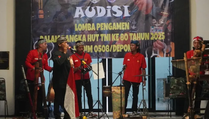 Peringati Hut TNI ke 80, Kodim Depok Beri Ruang Ekspresi Bagi Pengamen