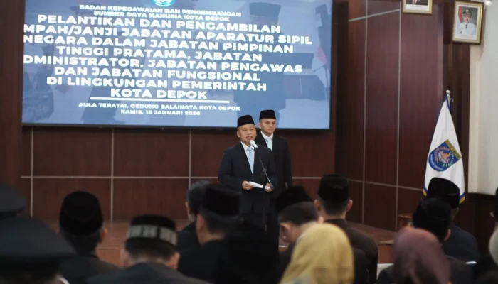 Wali Kota Depok Lantik 15 Kepala Dinas