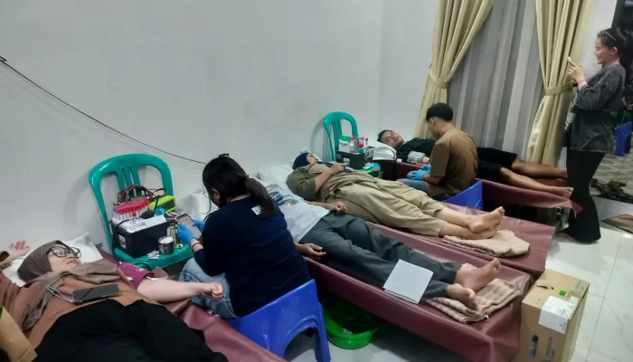 Donor Darah di Tapos Berhasil Kumpulkan 27 Kantong Darah