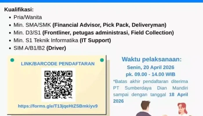 Disnaker Depok Fasilitasi Walk-in Interview PT Sumberdaya Dian Mandiri